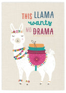 set van 3 schrift lama