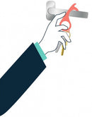 sleutelhanger contactloos 12,8 cm staal rood