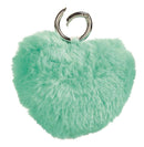 sleutelhanger hart 9 cm pluche groen