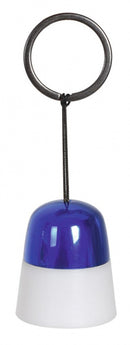 sleutelhanger treklampje junior 3,3 cm blauw/wit