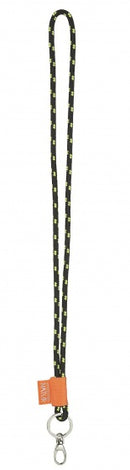 sleutelhanger nekkoord 46 cm zwart