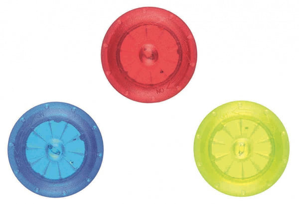 spaaklampjes 2,4 cm blauw/rood/groen 3 stuks