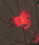 spaakverlichting Paard meisjes 12,5 x 3,5 x 2 cm roze/rood