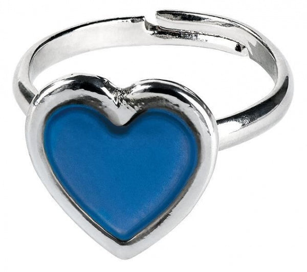 stemmingsring Hartje zilver meisjes one size