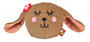 stressbal kids voorjaar 6,5 x 7 cm katoen bruin