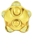 stuiterbal atoom 5 cm rubber geel