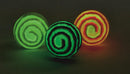 stuiterbal glow in the dark 5 cm rubber roze
