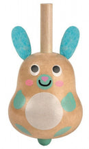 tol konijn 6 cm hout blauw