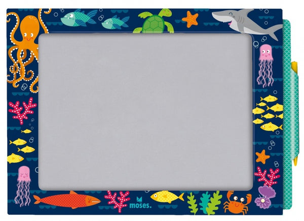 tovertekenbord 25,5 x 18 cm blauw