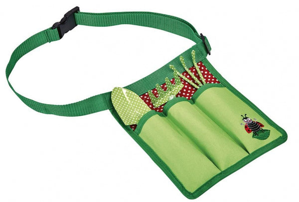 tuingereedschap junior 18 cm staal groen 4-delig