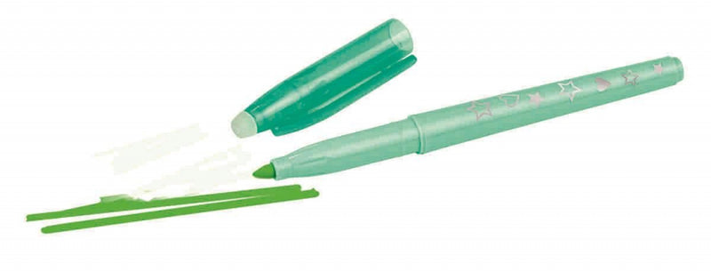 markeerstiften Flowers & Friends uitgumbaar 14,6 cm 4-delig