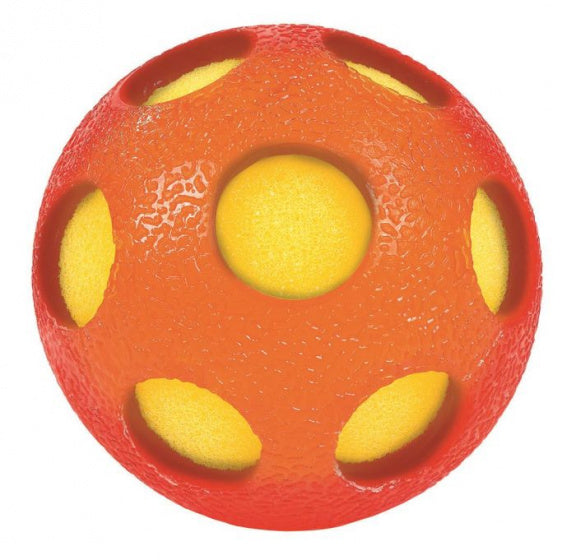 waterbal Bont junior 7 cm foam oranje/geel