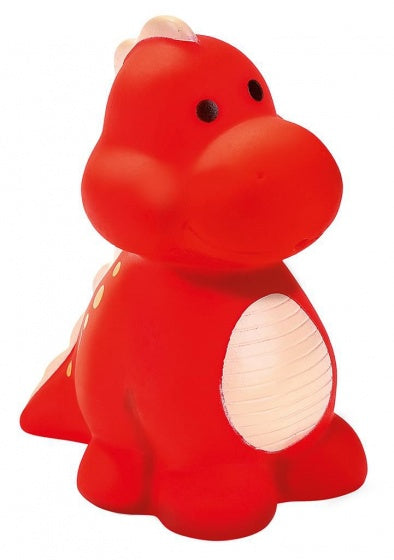 waterspuitende dino rood