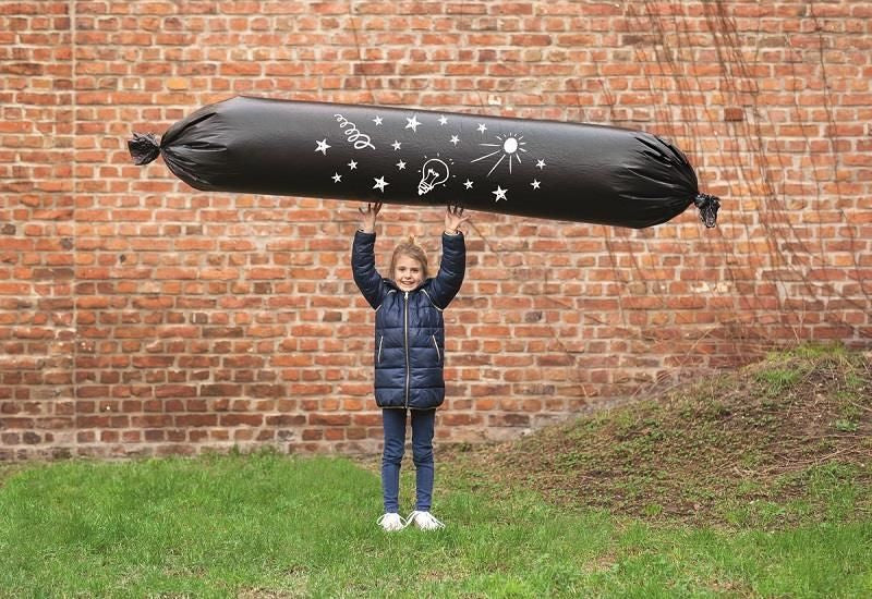 zeppelinballon solar 3 meter zwart