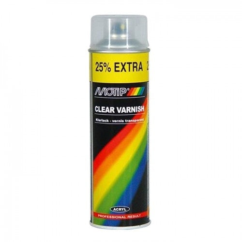Blanke lak vernis spuitbus Motip - 400ml