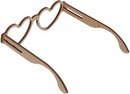 modelbouwset Bril Hart 15 x 15 cm hout 3-delig
