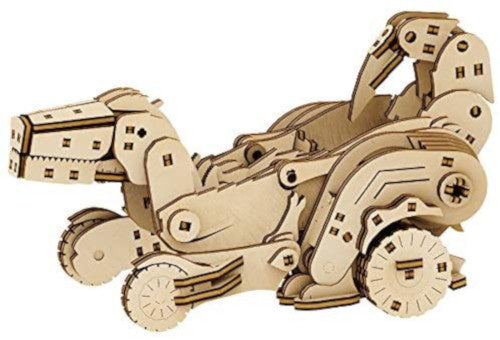 modelbouwset Dino Auto Transformers hout 206-delig