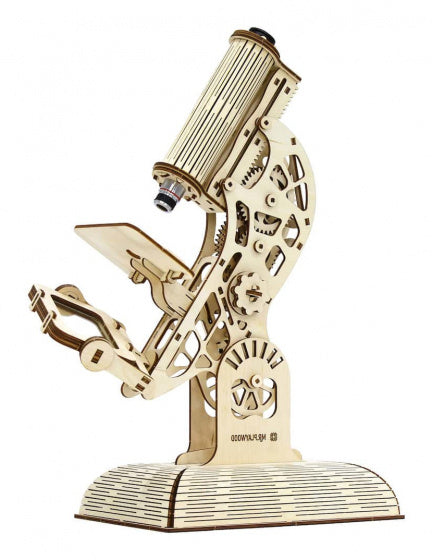 modelbouwset Microscoop 43 x 34 cm hout 104-delig