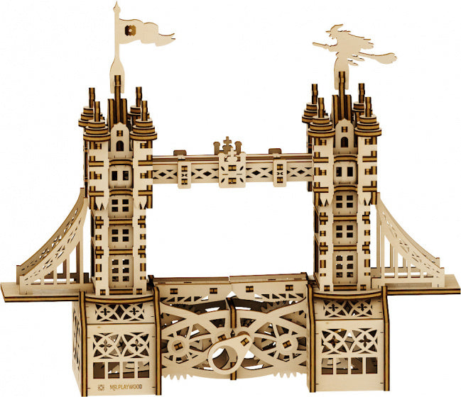 modelbouwset Tower Bridge 27 x 23 cm hout 226-delig