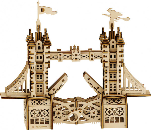 modelbouwset Tower Bridge 27 x 23 cm hout 226-delig