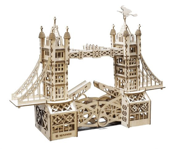 modelbouwset Tower Bridge 54 cm hout 312-delig