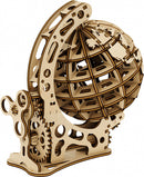 modelbouwset Wereldbol 17,5 x 18,5 cm hout 125-delig