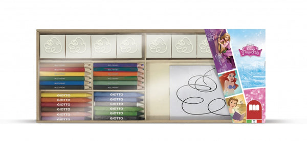 kleurset Disney Princess hout 34-delig