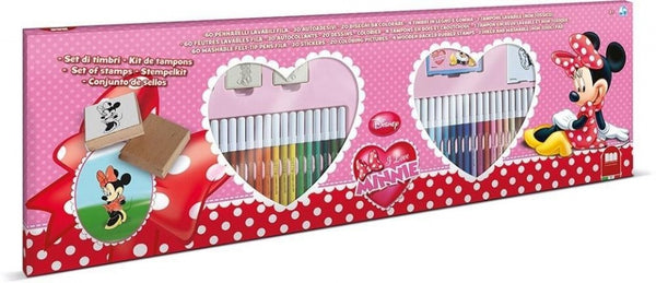 kleurset Minnie Mouse 86-delig roze