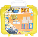 travelset Minions junior 23 x 20 cm geel 19-delig