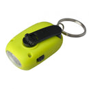 sleutelhanger lamp aluminium 6 cm groen