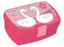 lunchset Zwaan meisjes 350 ml roze 2-delig