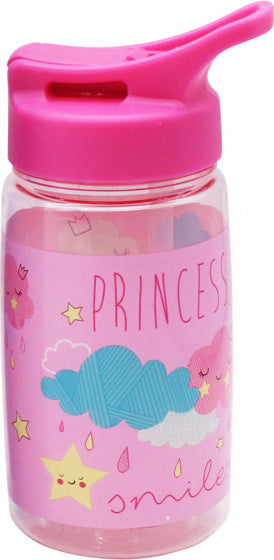 drinkfles meisjes 500 ml tritan roze/transparant/blauw