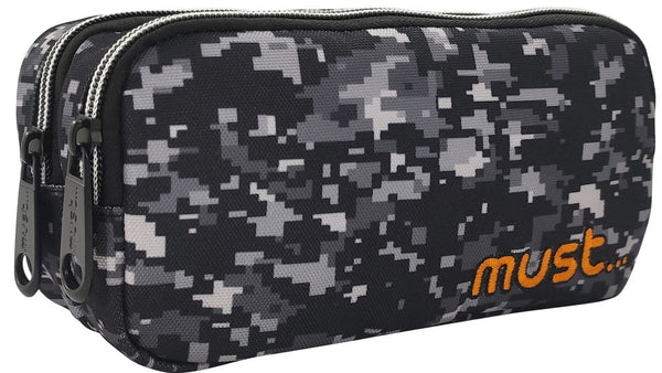 etui Army 20 x 6 x 9 cm polyester zwart
