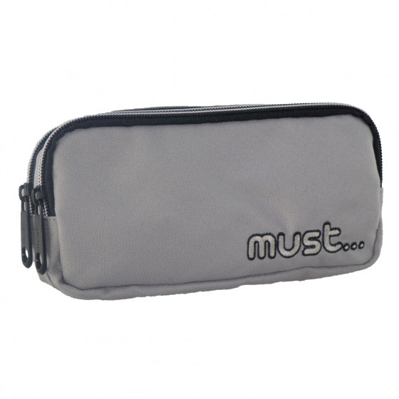 etui Monochrome 20 x 6 x 9 cm polyester grijs