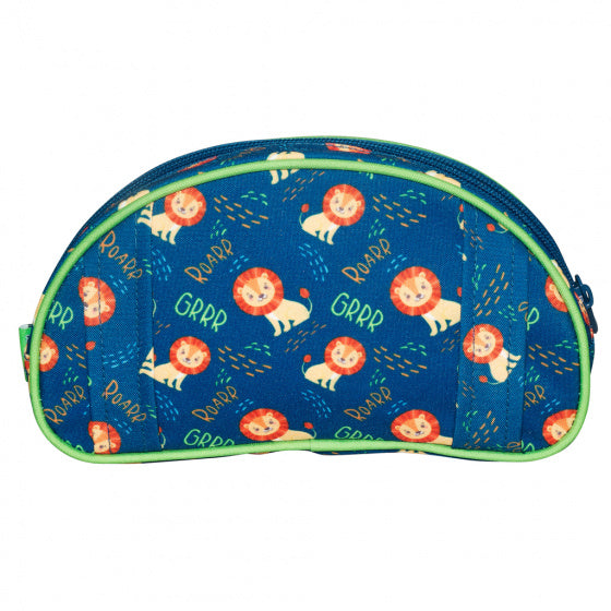 heuptasetui leeuw jongens 20x11x3,5 cm polyester blauw