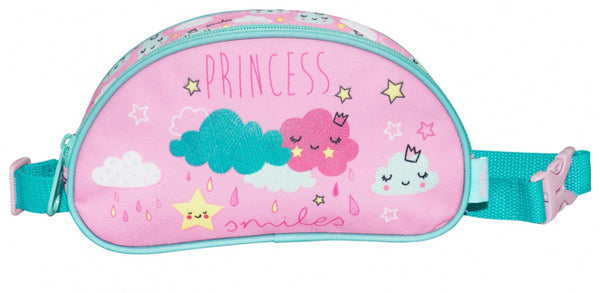 heuptasetui prinses meisjes 20x11x3,5 cm polyester roze