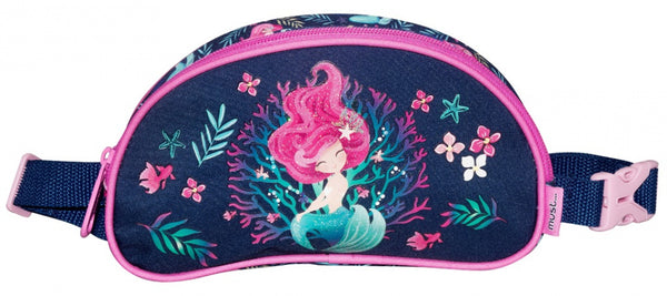 heuptasetui zeemeermin meisjes 20x11x3,5 cm polyester roze