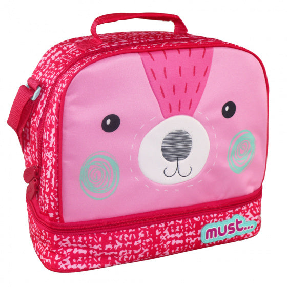koeltas Bunny meisjes 8 liter 27 x 24 cm polyester roze