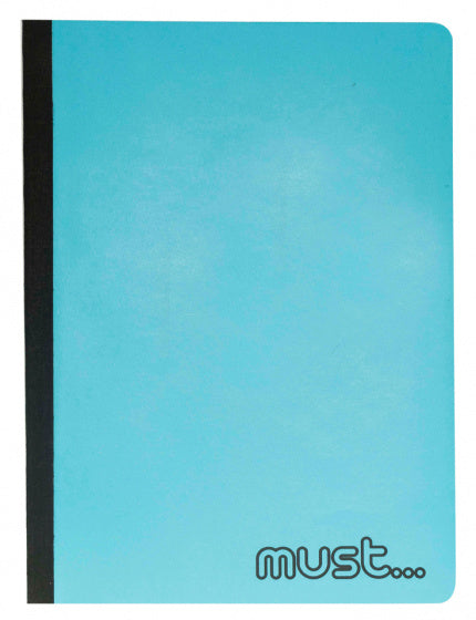 notitieboek A4 Foldi 21 x 29,7 cm karton/papier blauw