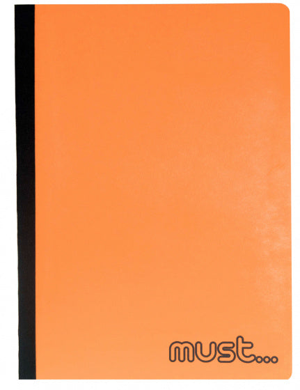 notitieboek A4 Foldi 21 x 29,7 cm karton/papier oranje