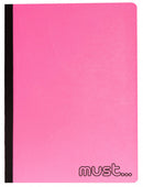 notitieboek A4 Foldi 21 x 29,7 cm karton/papier roze