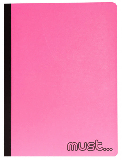 notitieboek A4 Foldi 21 x 29,7 cm karton/papier roze