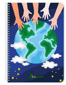 notitieboek Live Green A4 papier donkerblauw 120 pagina's