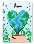 notitieboek Live Green A4 papier lichtblauw 90 pagina's