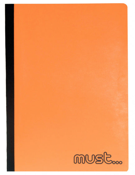 notitieboek B5 Foldi 17 x 25 cm karton/papier oranje