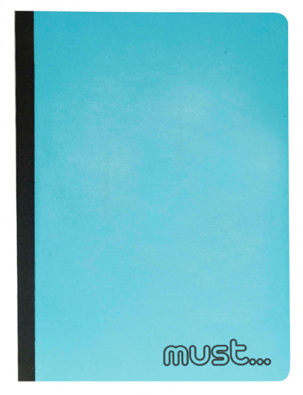 notitieboek B5 Foldi 25 x 17 cm karton/papier blauw