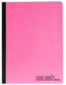 notitieboek B5 Foldi 25 x 17 cm karton/papier roze