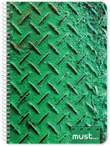 notitieboek B5 papier groen 150 vellen