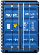 notitieboek Cargo B5 papier blauw 60 vellen