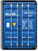 notitieboek Cargo B5 papier blauw 90 vellen